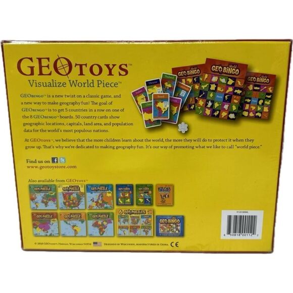 GeoToys Geo Bingo World 50
Countries! - Picture 3 of 12